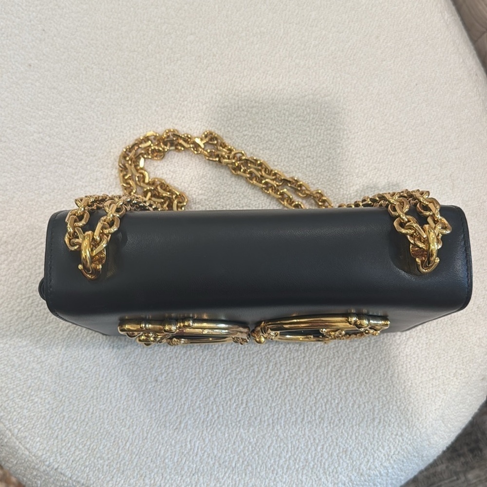 Dolce & Gabanna Logo Leather Cross Body Bag - Picture 14 of 16